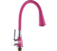 Смеситель для кухни с высоким изливом, цвет розовый P36284-13