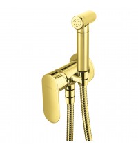 Гигиенический душ Deante Alpinia Gold Смеситель скрытого монтажа с гигиеническим душем, золотой