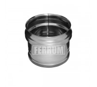 Заглушка внешняя для трубы М Ferrum (AISI 430 0,5 мм)